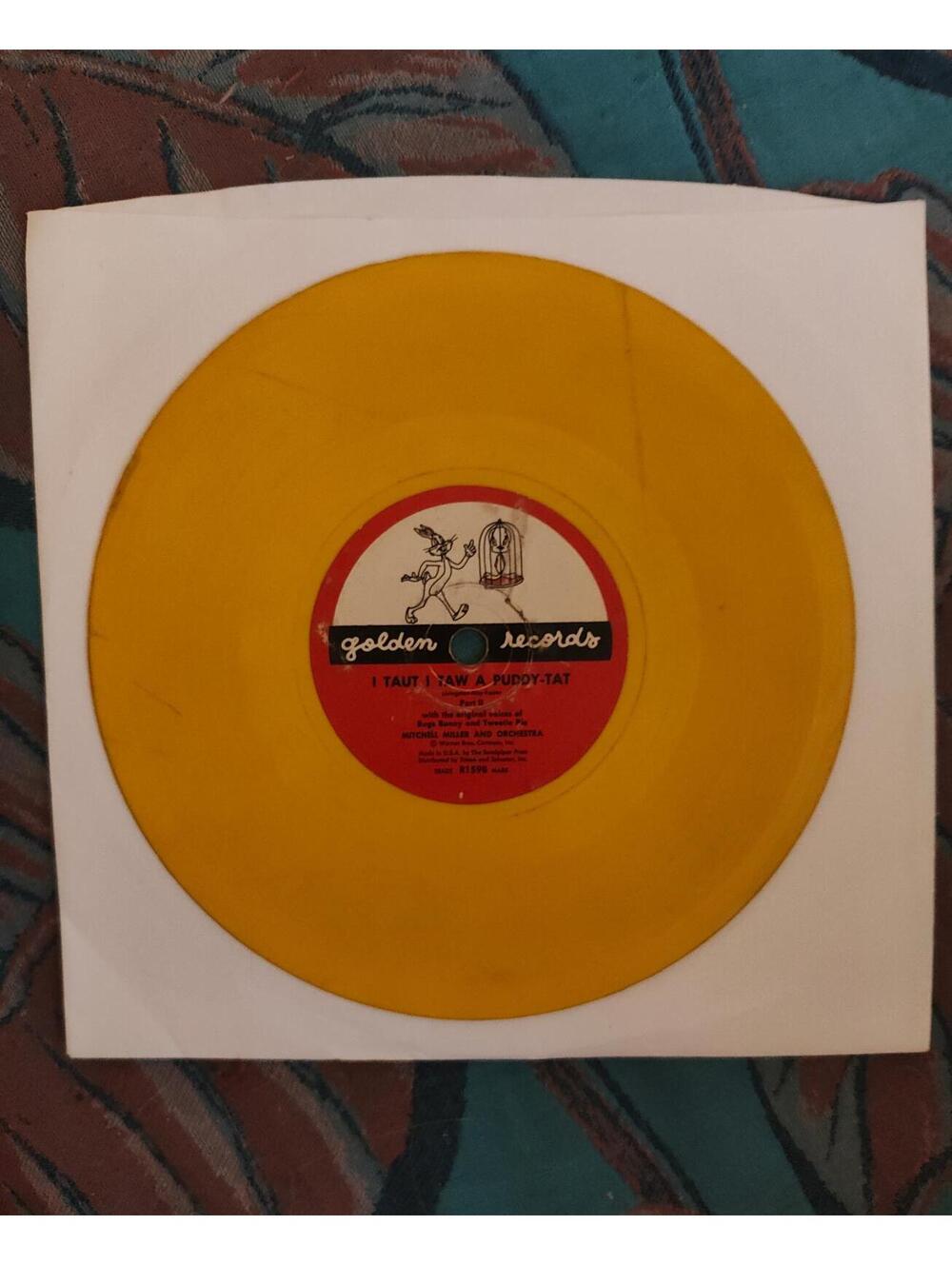 Vintage kids Golden records Tweety taut I taw a puddytat